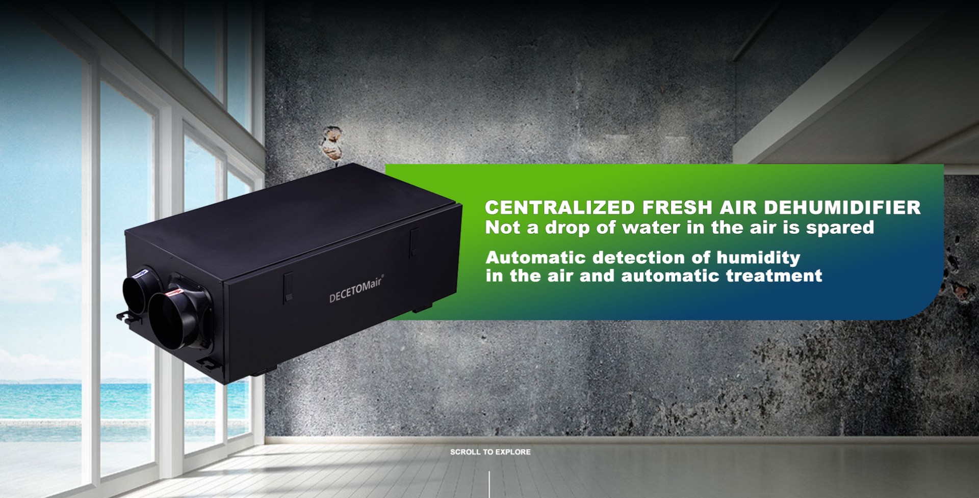 DECETOMair fresh air ventilation
