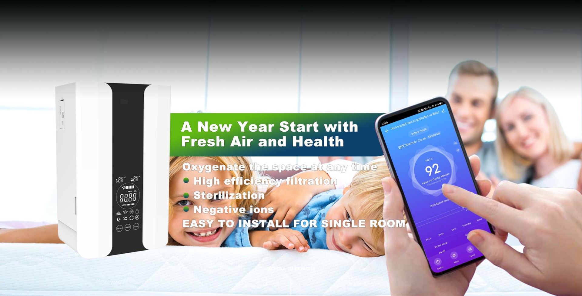 DECETOMair fresh air ventilation