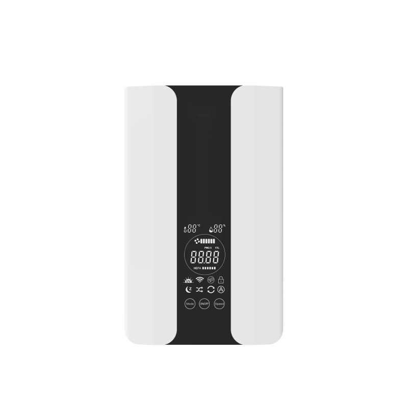 Intelligent wall-mounted fresh air purification ventilator