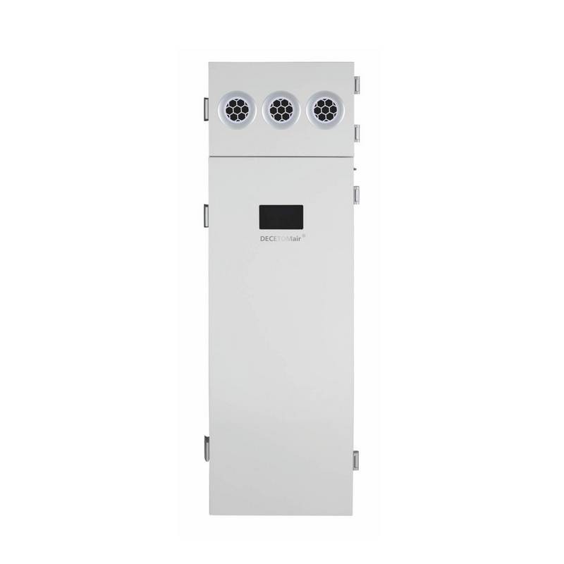Vertical energy recovery ventilator with HEPA filters product view