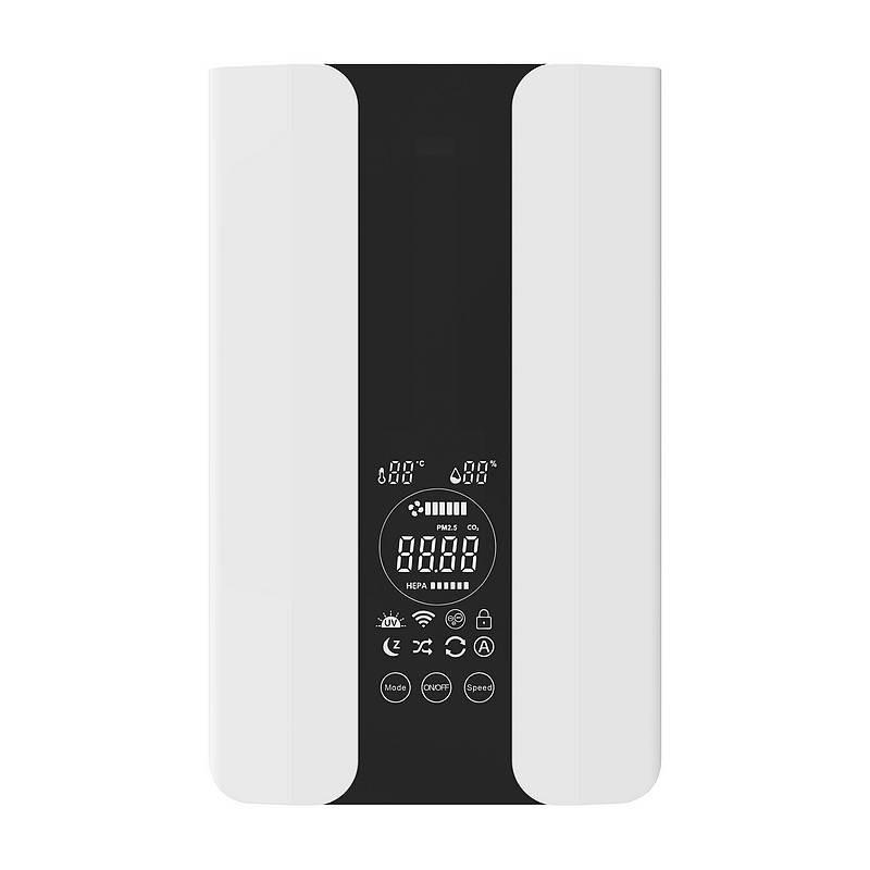 Intelligent wall-mounted fresh air purification ventilator product view