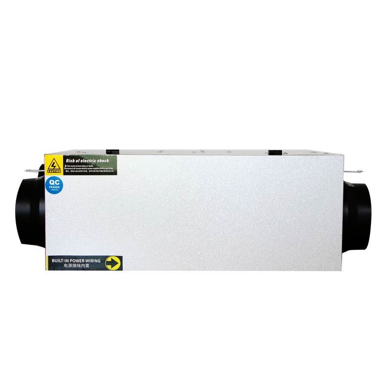 Low noise central energy recovery ventilators system ERV AQR series product view