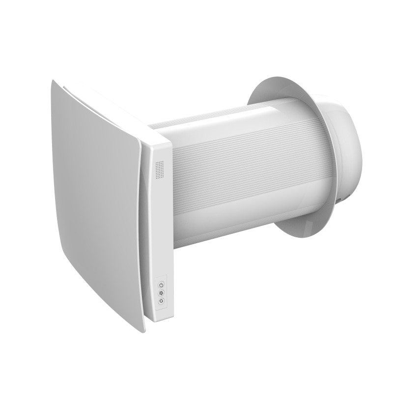 Wall mounted bidirectional heat recovery ventilation product view