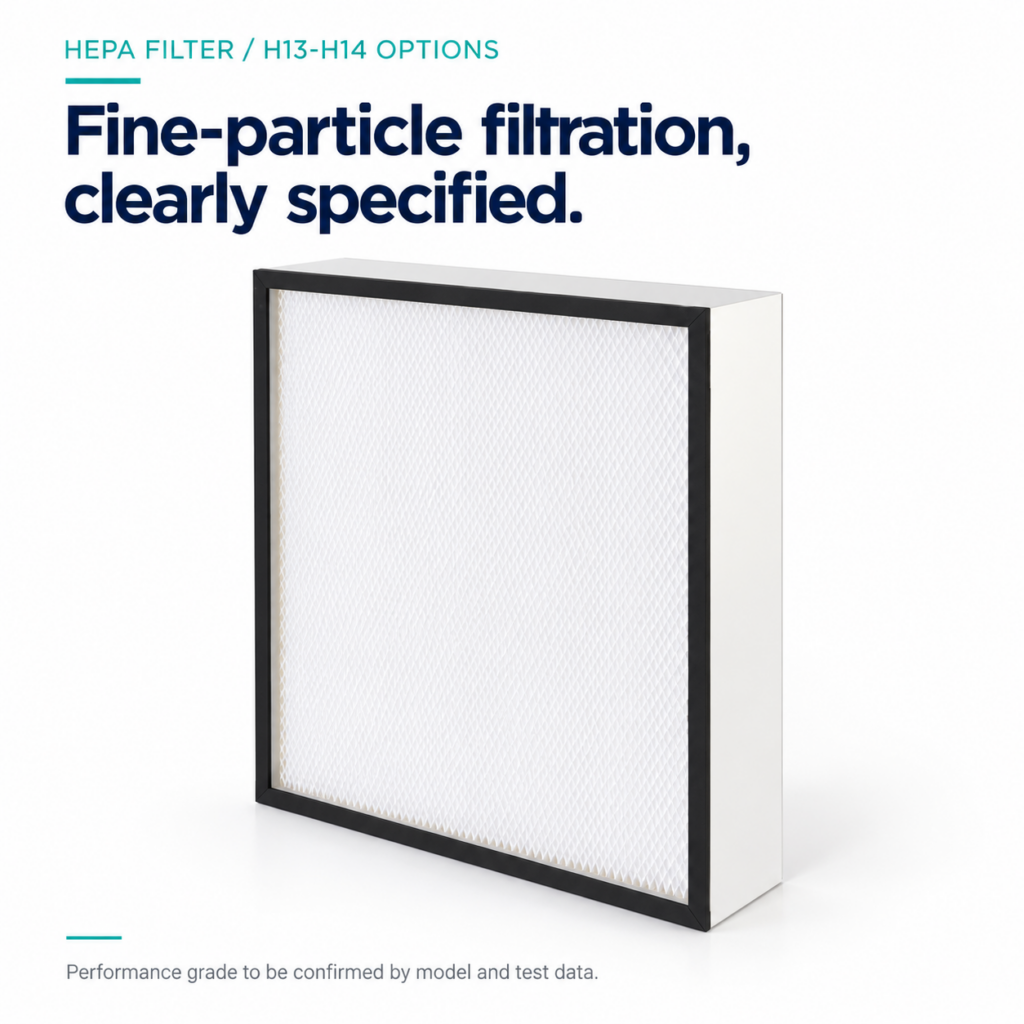 HEPA Filter Panel for Ventilation Systems