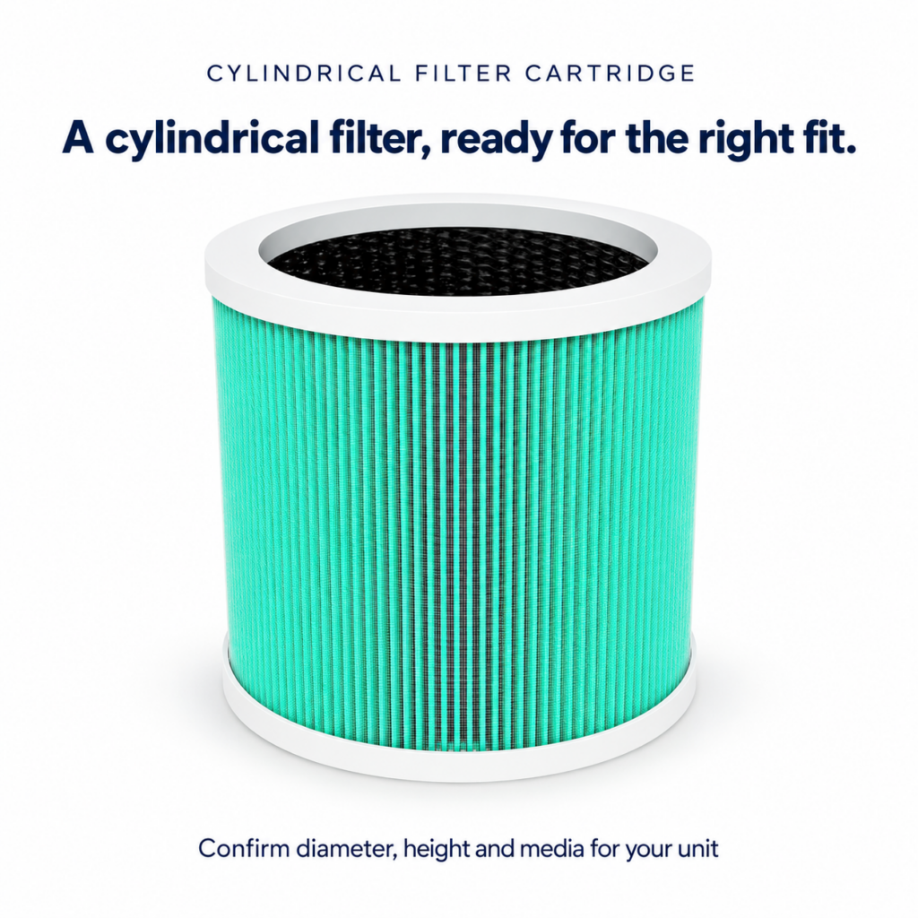 Cylindrical Pleated Filter Cartridge